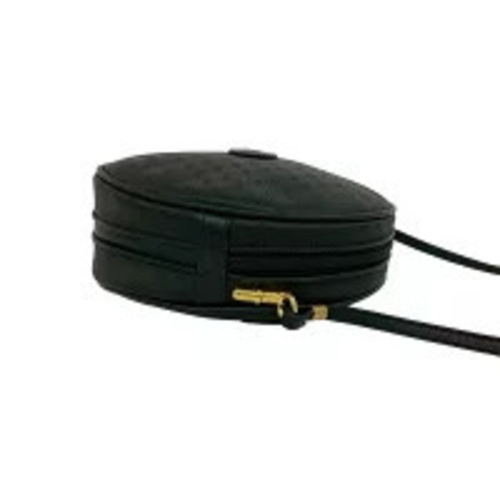 Gucci GG Leather Shoulder Bag Pouch Clutch Sacoche Black - Picture 6 of 10